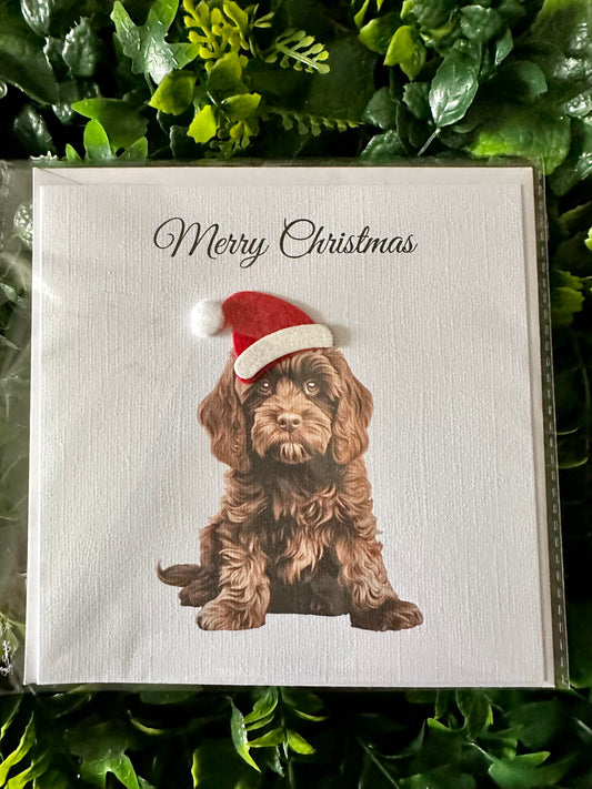 Christmas Cockapoo