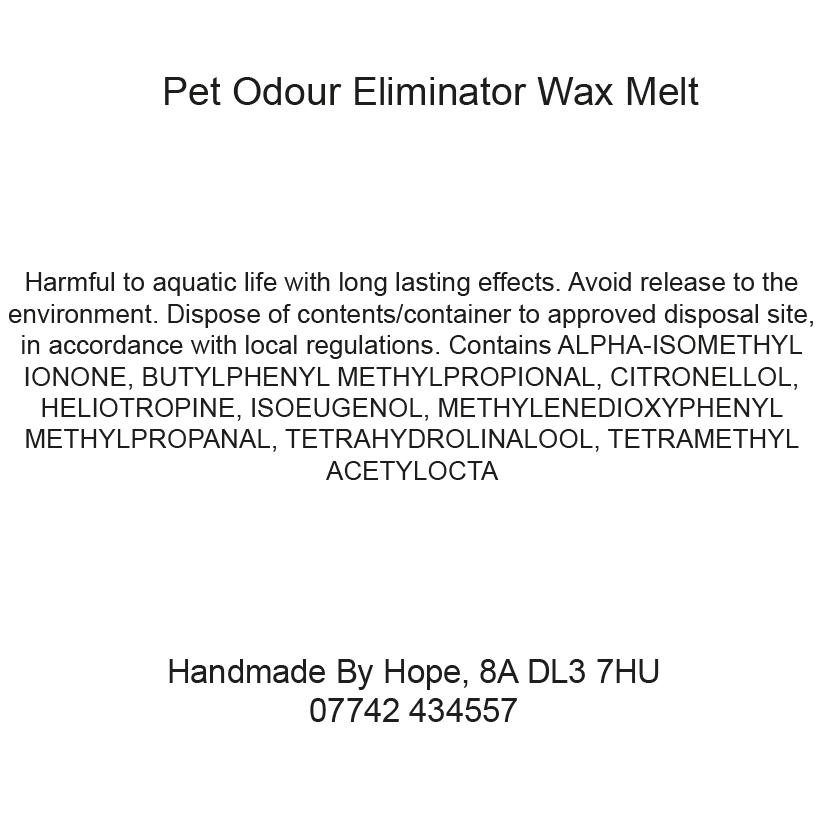 Pet Odour Eliminator