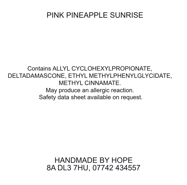 Pink Pineapple Sunrise