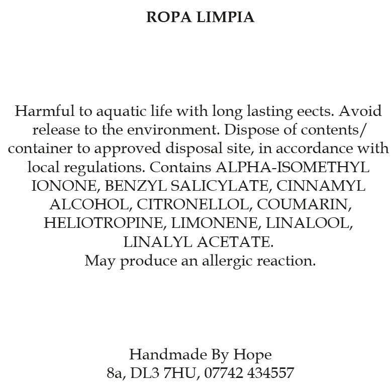 Ropa Limpia Carpet Freshener