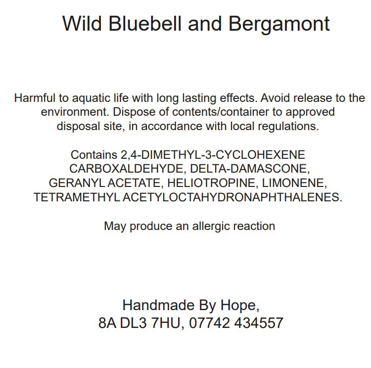 Wild Bluebell & Bergamot