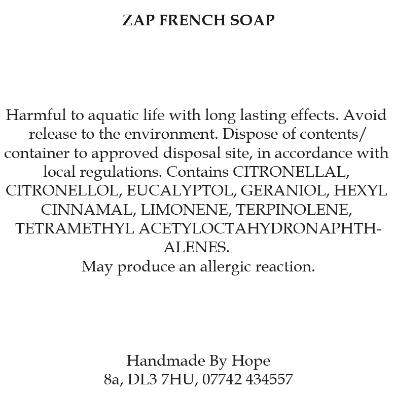 Zap French Soap